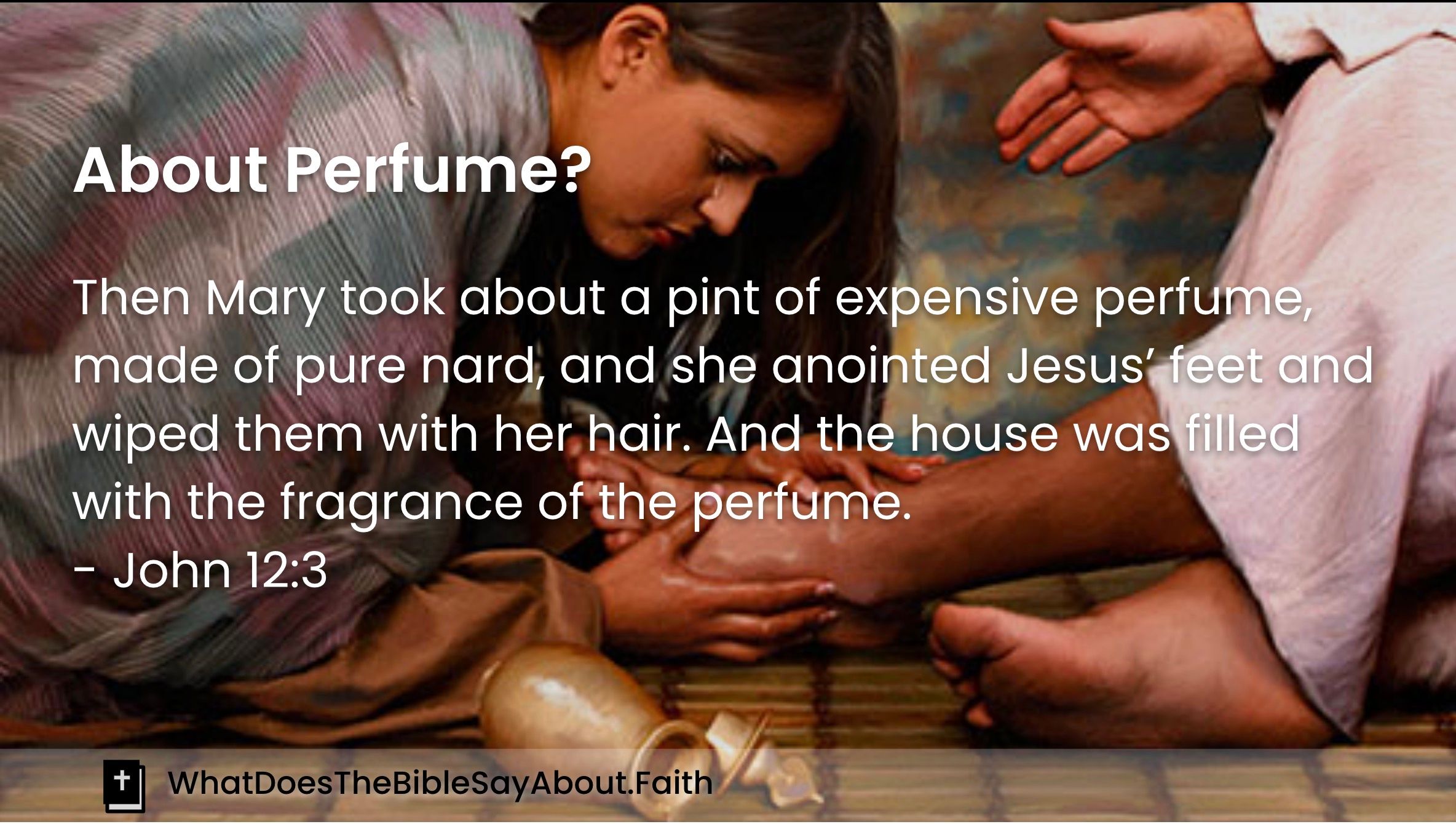 What does the bible say about perfume